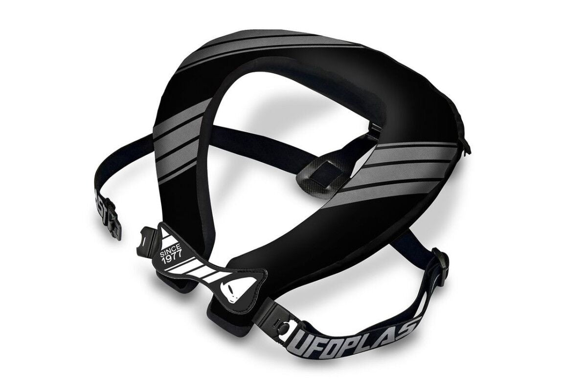 Nyrebelter, Bulldog Oversize Neck Support Black Gray — UFO