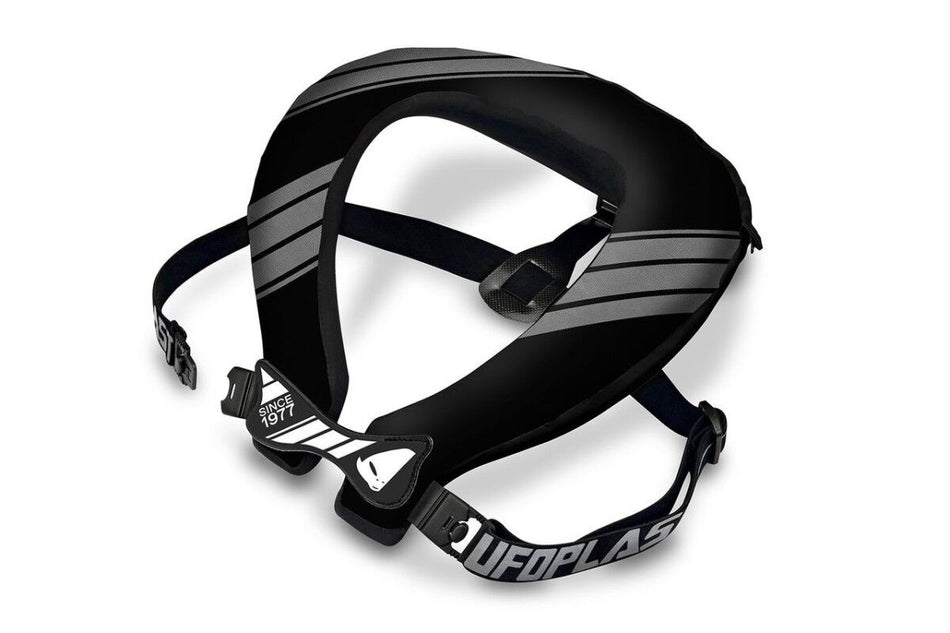 Nyrebelter, Bulldog Oversize Neck Support Black Gray — UFO