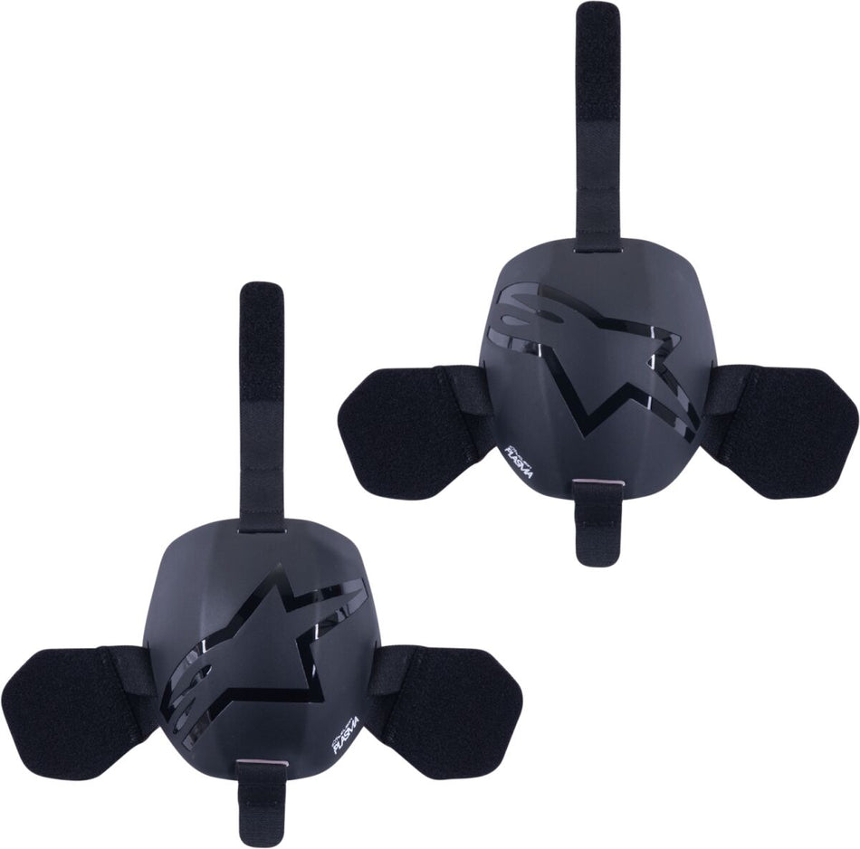Knebeskyttere, RK-7 /10 PLASMA Frame & Hinge Padding Replacement Kit Black — Alpinestars