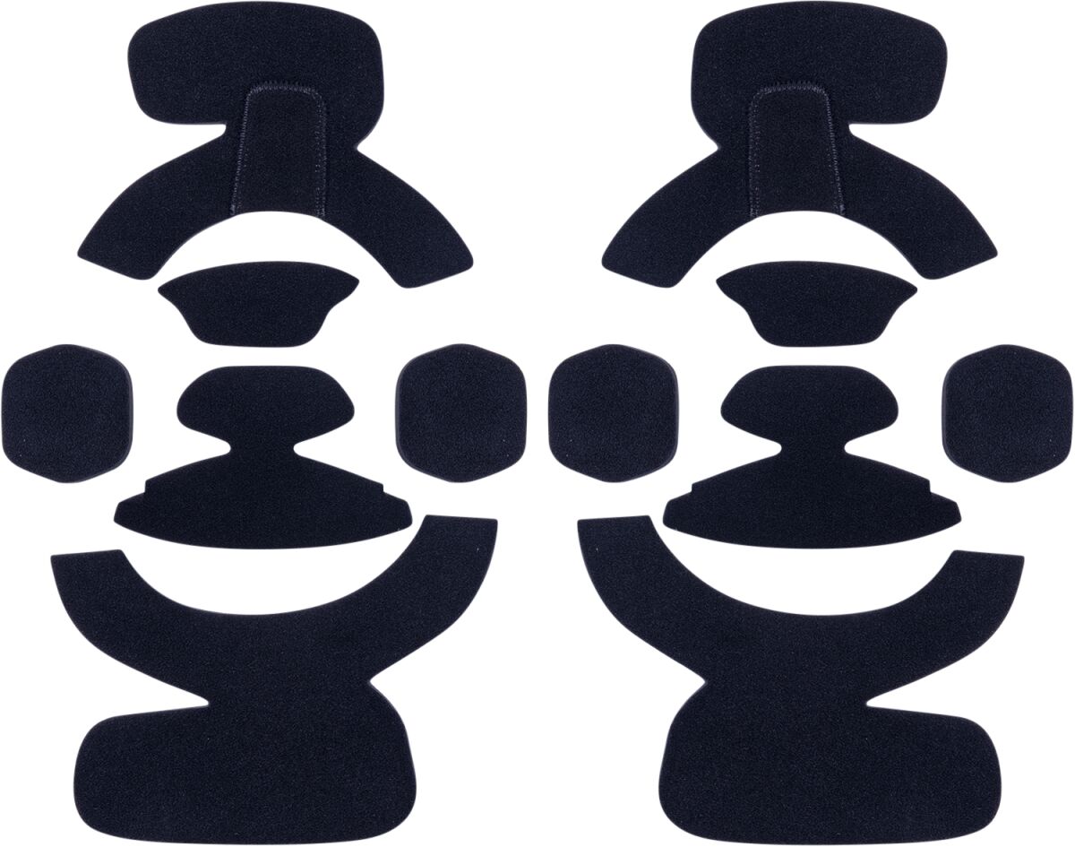 Knebeskyttere, RK-10 PLASMA Frame Padding Replacement Set Black — Alpinestars