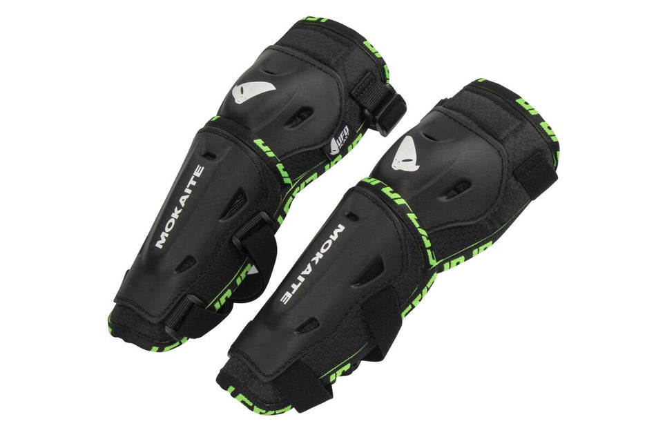 Albue- og armbeskyttere, Mokaite Elbow Guard Black Green White — UFO