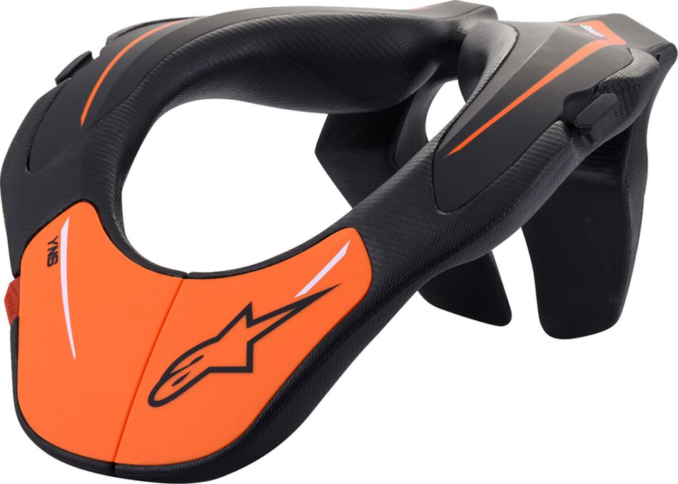 Nakkebeskyttere, Youth Neck Support Black Orange — Alpinestars