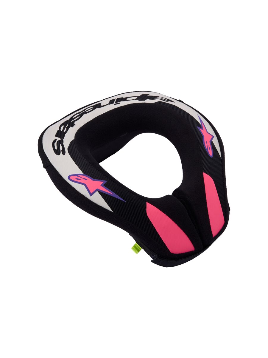Nakkebeskyttere, Youth Sequence Neckroll Black Light Gray Purple — Alpinestars