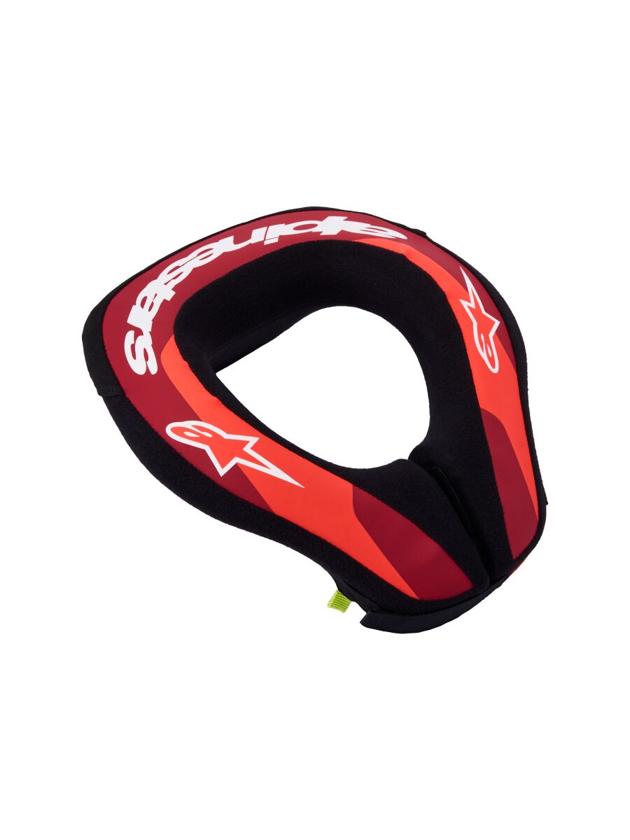 Nakkebeskyttere, Youth Sequence Neckroll Metallic Red Red Fluo White — Alpinestars