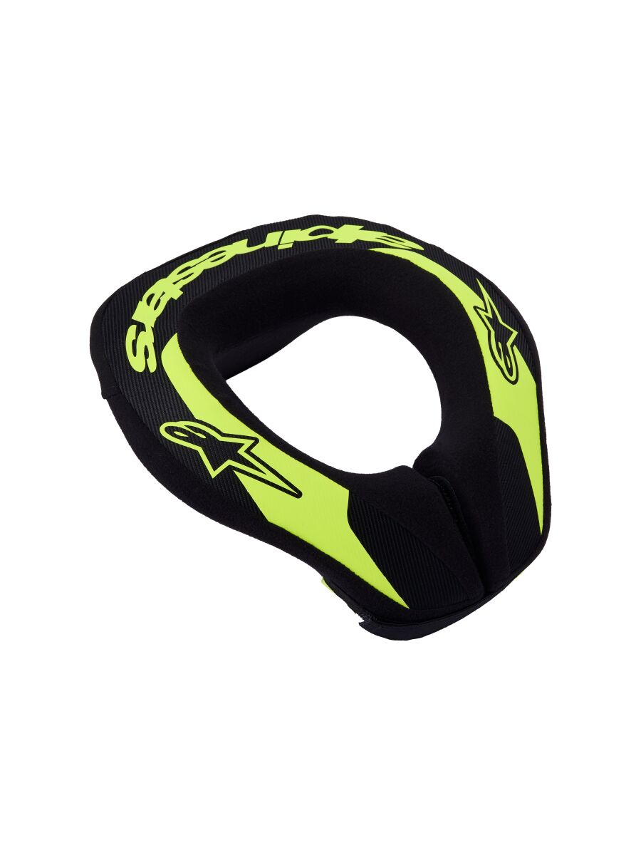 Nakkebeskyttere, Youth Sequence Neckroll Black Fluorescent Yellow — Alpinestars