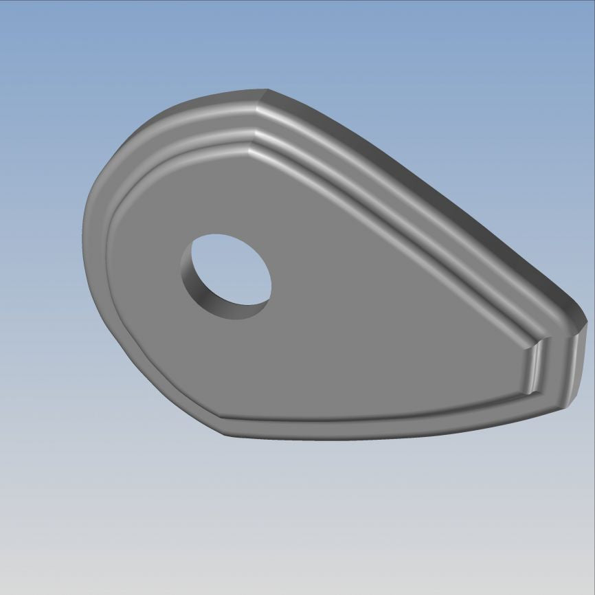 Ermax Iscbr indy spacer (blinkers adapter )black FOR CBR 125 11/14