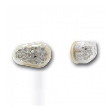 Ermax N°35Y BY pair clignotant FR. white with LED E 11 FOR motos yamaha
