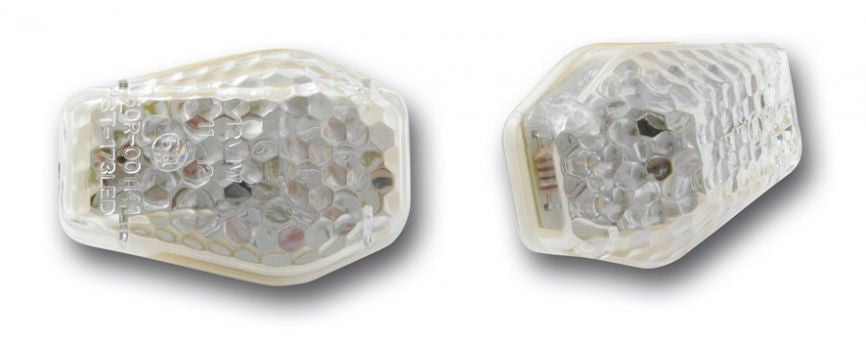 Ermax N°33K clignotant FR. white with LED E 11 (BY pair) kawasaki