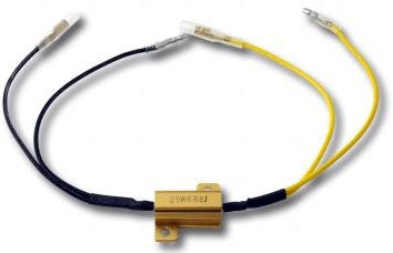Ermax RES02 resistance ALU 25 watts with wire harness FOR indicators tants