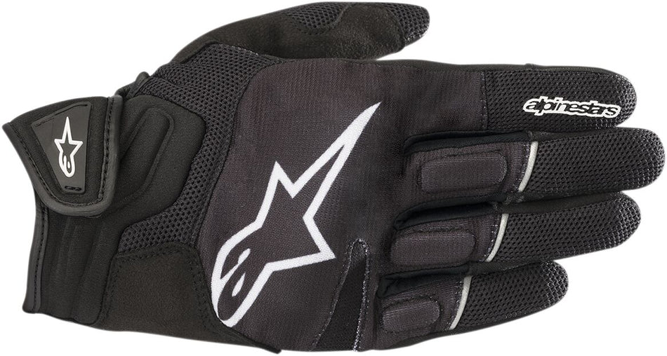Hansker gate sport, Atom Gloves Black White — Alpinestars