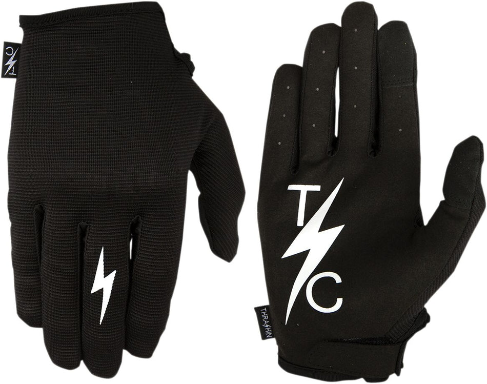 Hansker gate sport, Stealth V2 Gloves Black White — Thrashin Supply