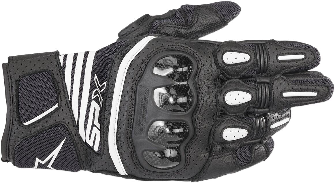 Hansker gate sport, SPX Air Carbon V2 Gloves Black — Alpinestars