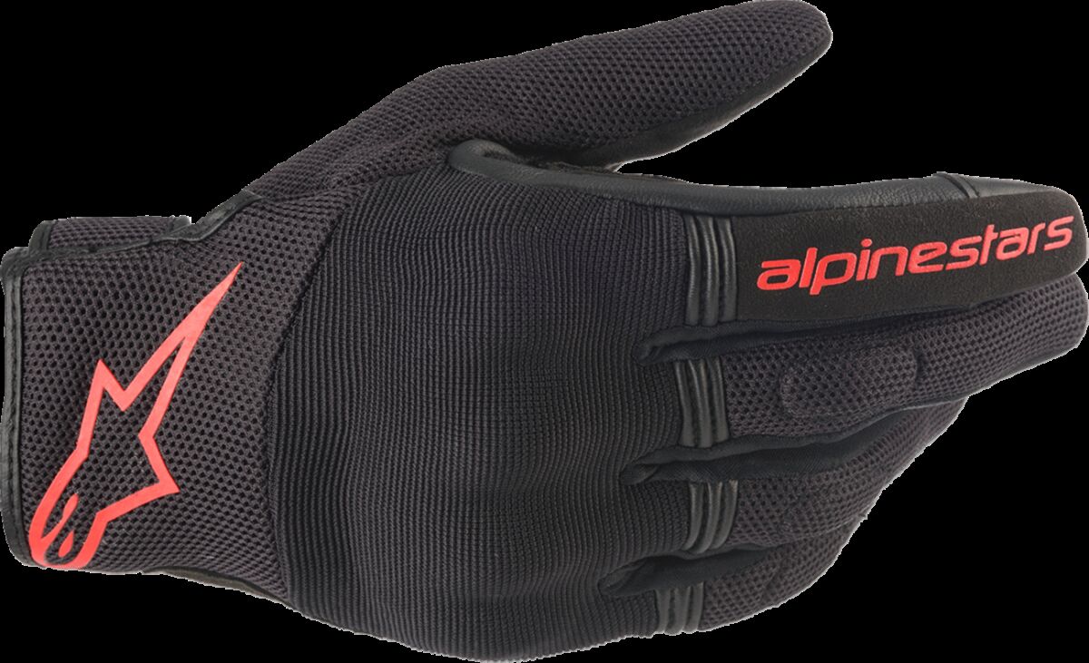 Hansker gate sport, Copper Gloves Black Fluorescent Red — Alpinestars