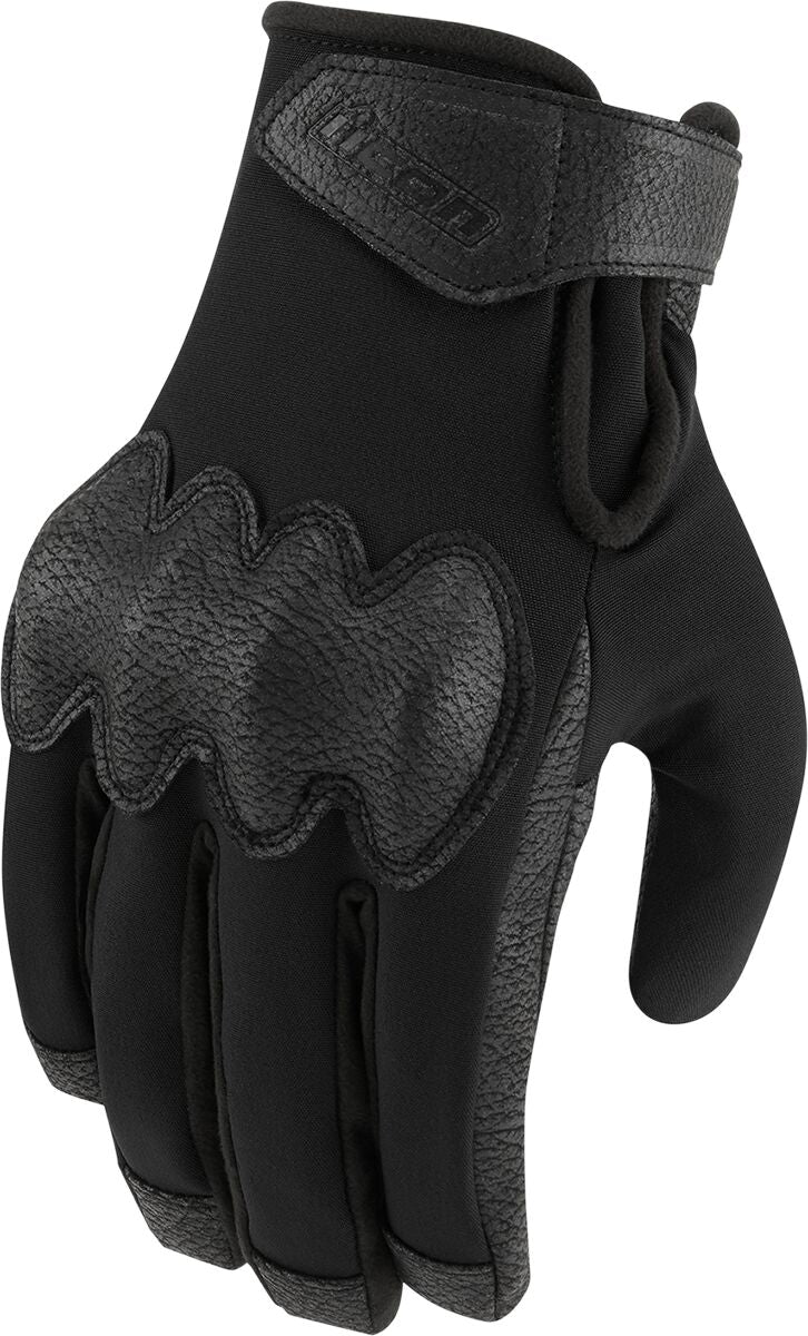 Hansker gate sport, PDX3 Gloves Black — Icon