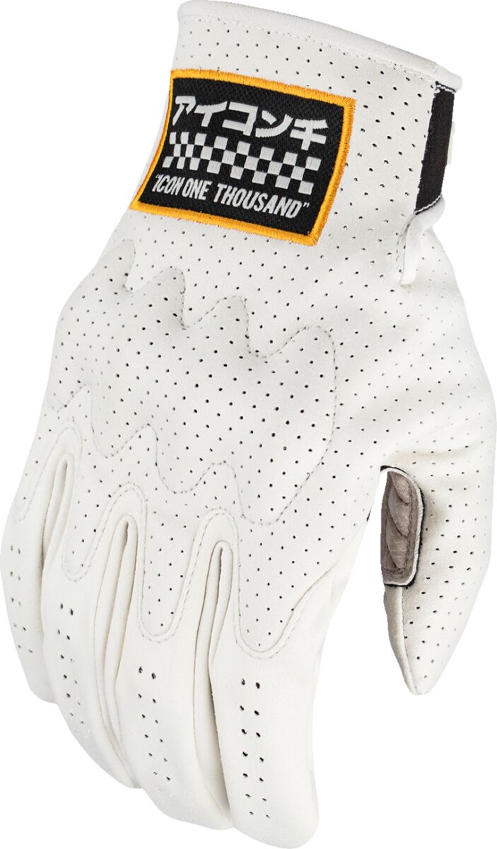 Hansker gate sport, Airform Slabtown Gloves White — Icon