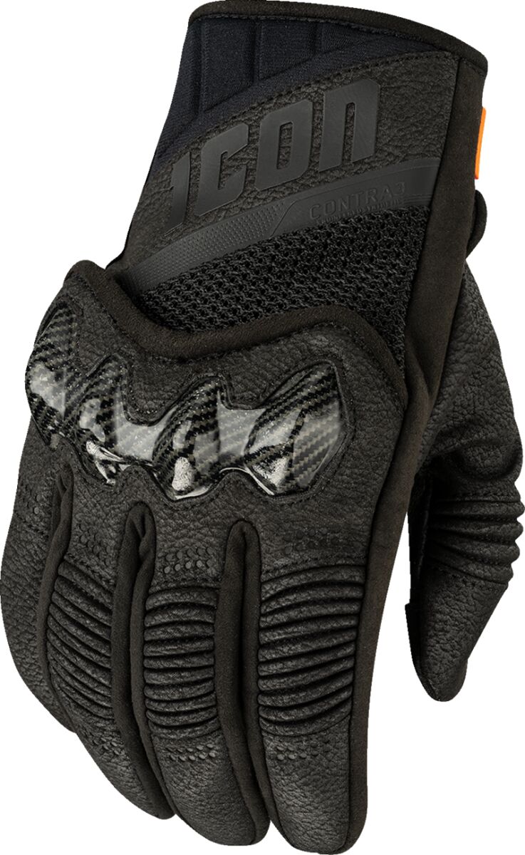 Hansker gate sport, Contra3 CE Gloves Black — Icon