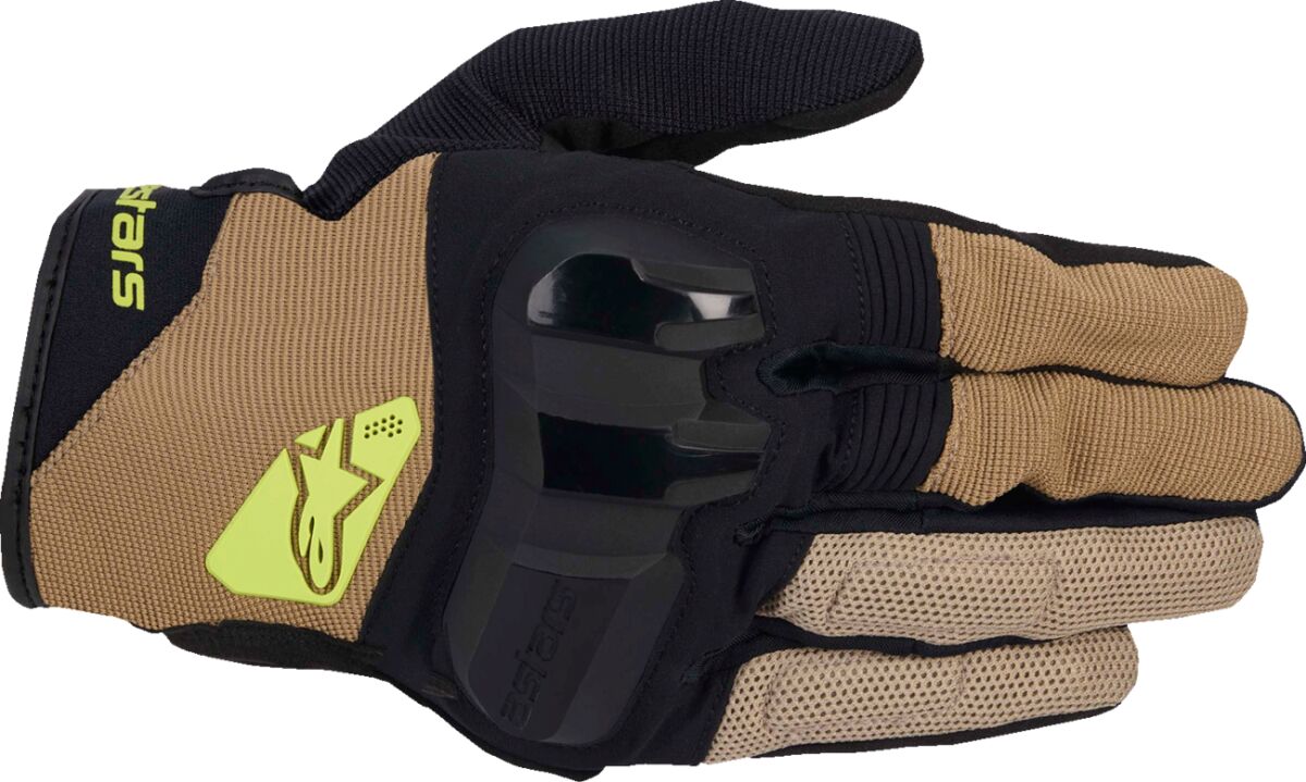 Hansker gate sport, Chrome V2 Gloves Black Dark Khaki — Alpinestars