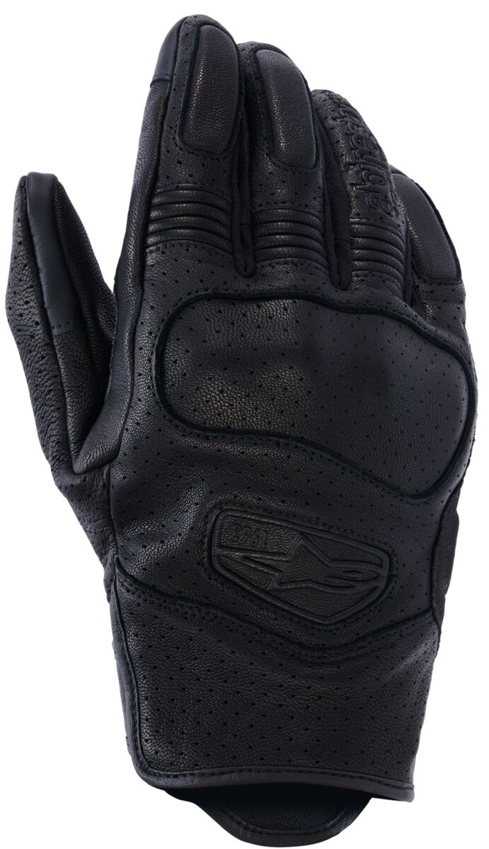 Hansker gate sport, Mustang V3 Leather Gloves Black — Alpinestars