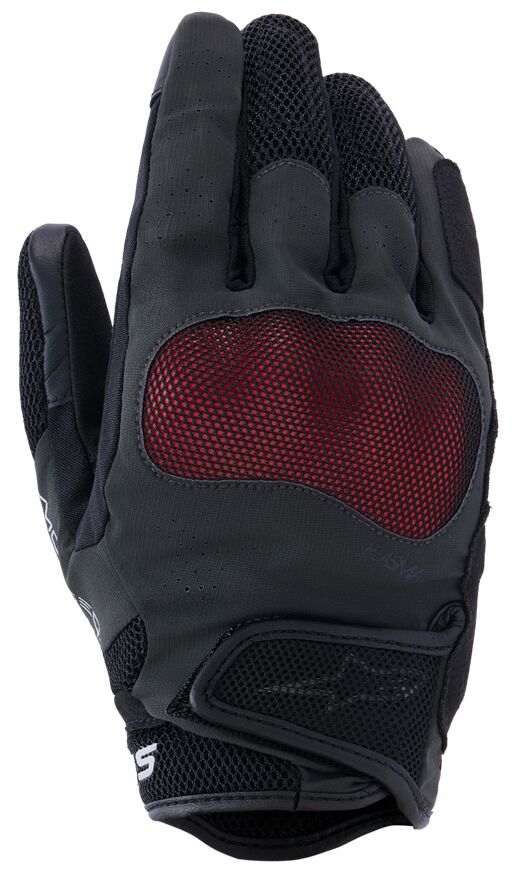 Hansker gate sport dame, Stella Mogress Airflow Gloves Black Dark Red — Alpinestars