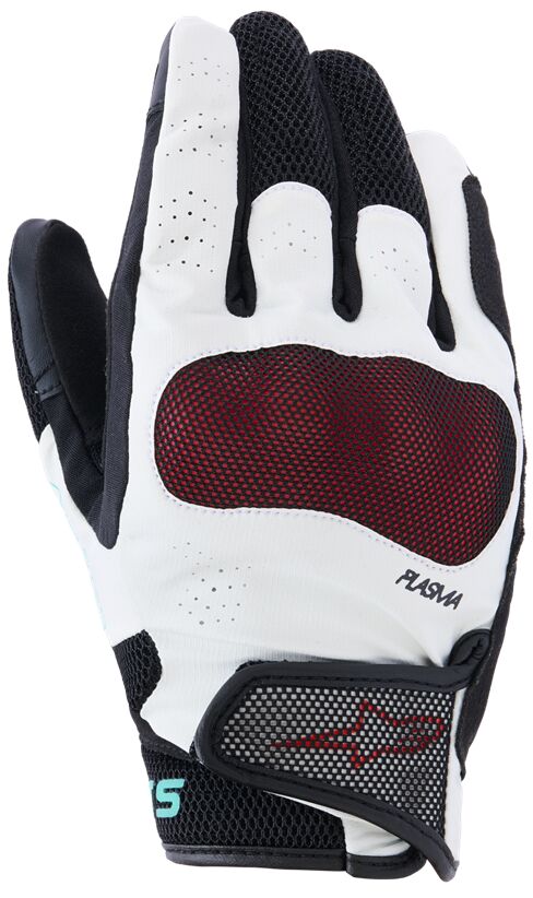 Hansker gate sport dame, Stella Mogress Airflow Gloves Black Dark Red White — Alpinestars