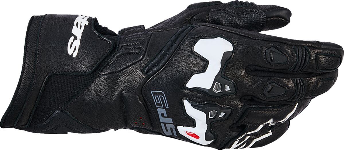 Hansker touring, SP-9 Gloves Black White — Alpinestars