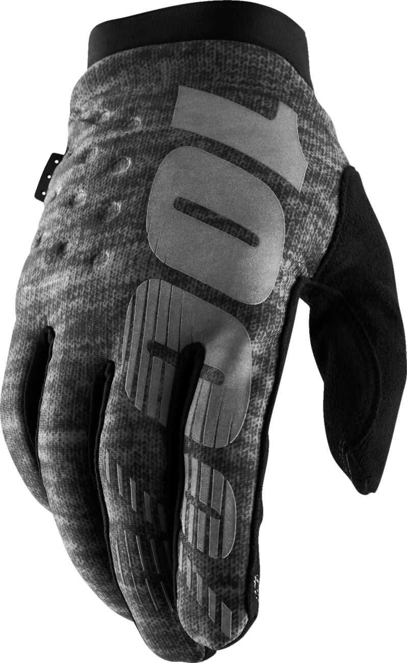 Hansker offroad, Brisker Gloves Black Heather Gray — 100%