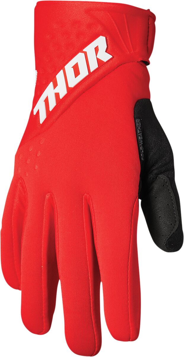 Hansker offroad, Spectrum Cold Weather Gloves Red White — Thor