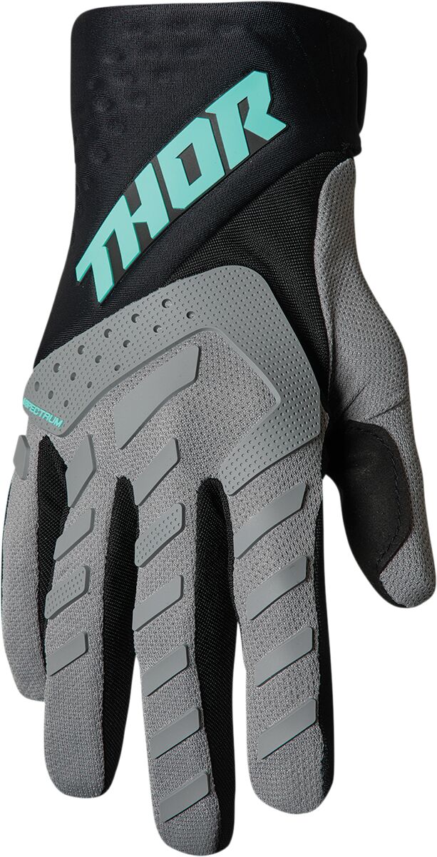 Hansker offroad, Spectrum Gloves Black Gray Mint — Thor