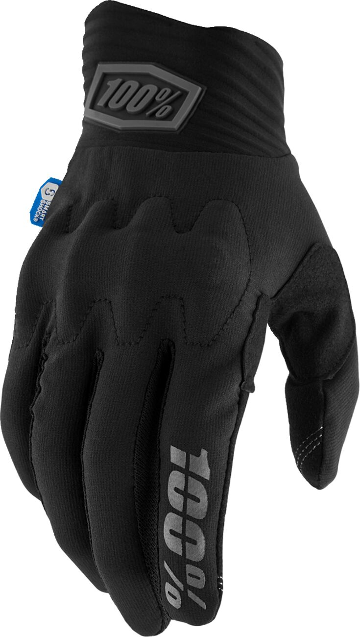 Hansker offroad, Cognito Smart Shock Gloves Black — 100%