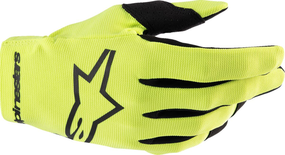 Hansker offroad, Radar Gloves Black Fluorescent Yellow — Alpinestars