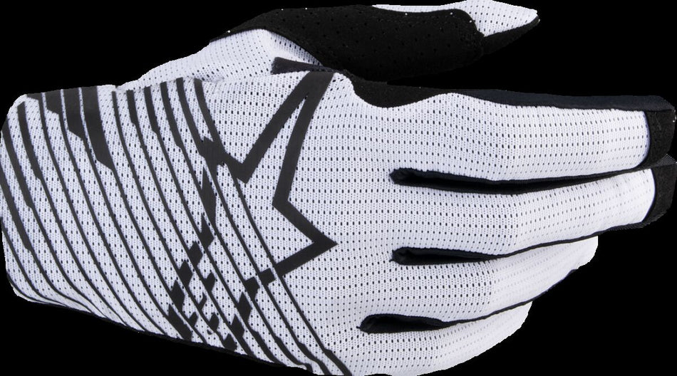Hansker offroad, Radar Pro MX Gloves Black White — Alpinestars