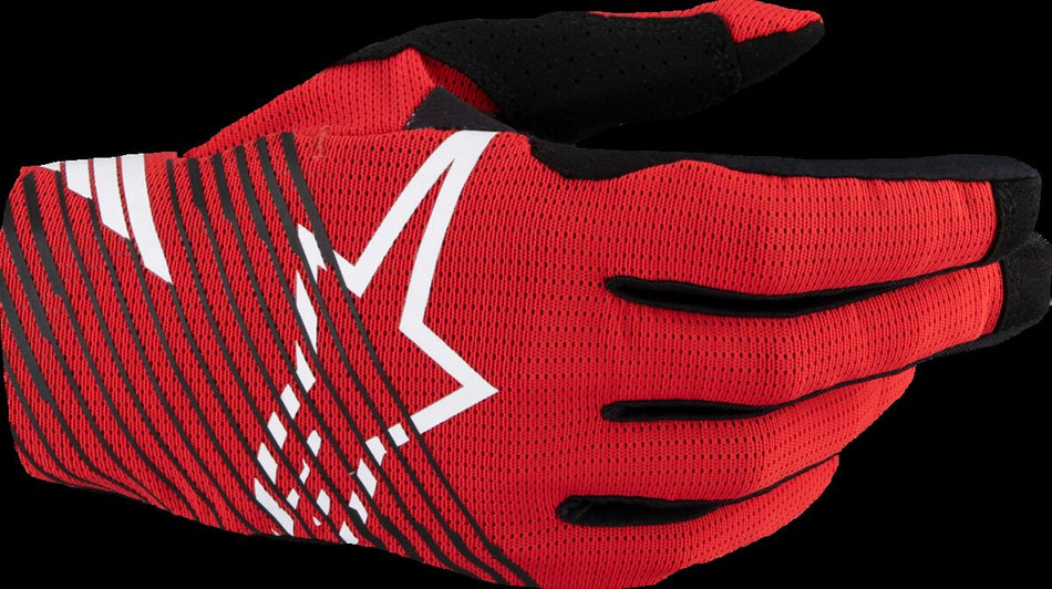 Hansker offroad, Radar Pro MX Gloves Black Red — Alpinestars