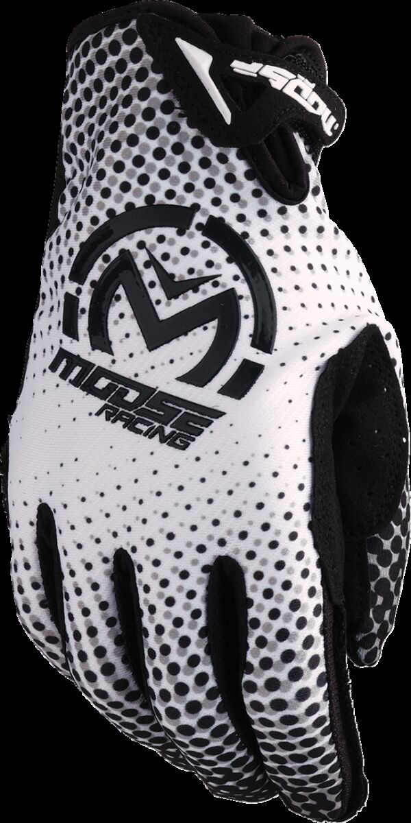 Hansker offroad, SX1 Gloves Black White — Moose Racing
