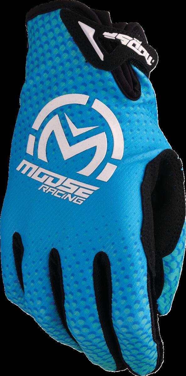 Hansker offroad, SX1 Gloves Black Blue Green — Moose Racing