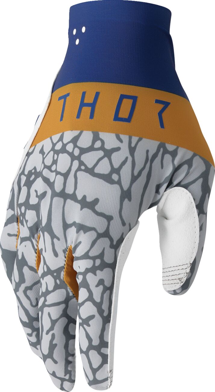 Hansker offroad, Sportmode Gloves Copper Gray Navy White — Thor