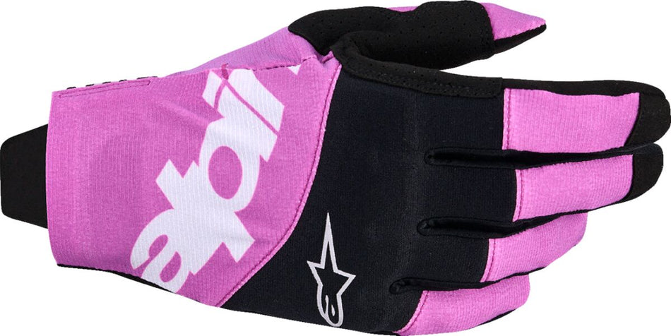 Hansker offroad, Techstar Gloves Black Light Gray Purple — Alpinestars