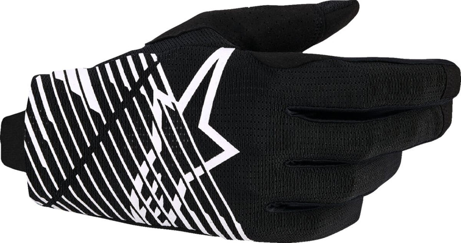 Hansker offroad, Radar Pro Gloves Black White — Alpinestars