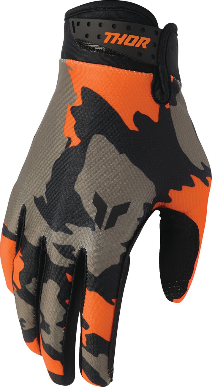 Hansker offroad, Launchmode Hunter Gloves Black Brown Orange — Thor