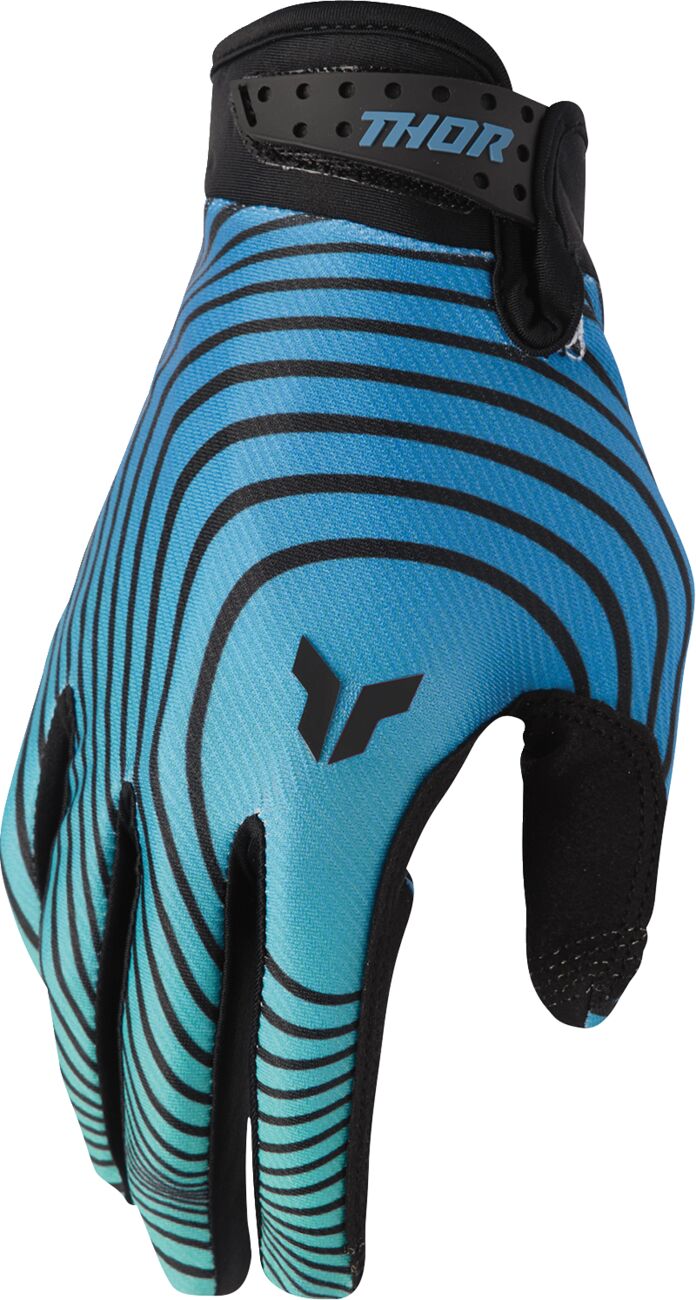 Hansker offroad, Launchmode Identity Gloves Black Teal — Thor