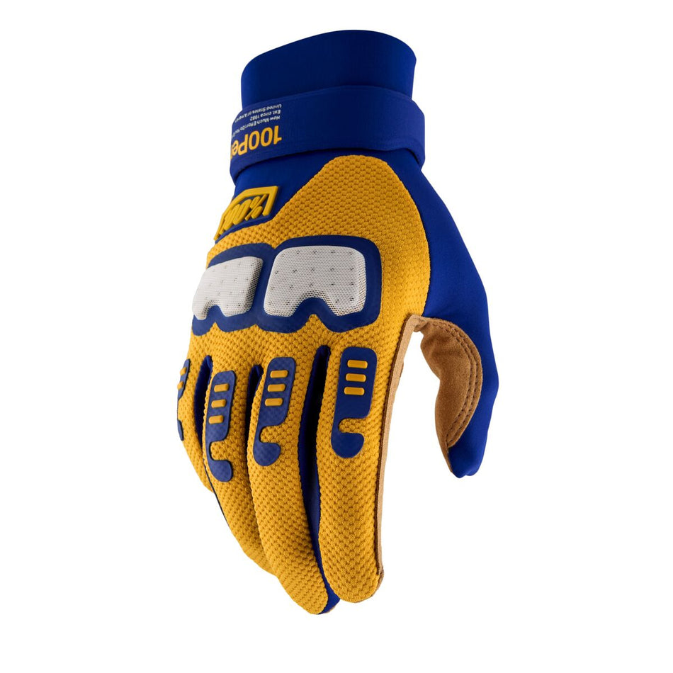 Hansker offroad, Langdale Gloves Blue Light Brown White Yellow — 100%