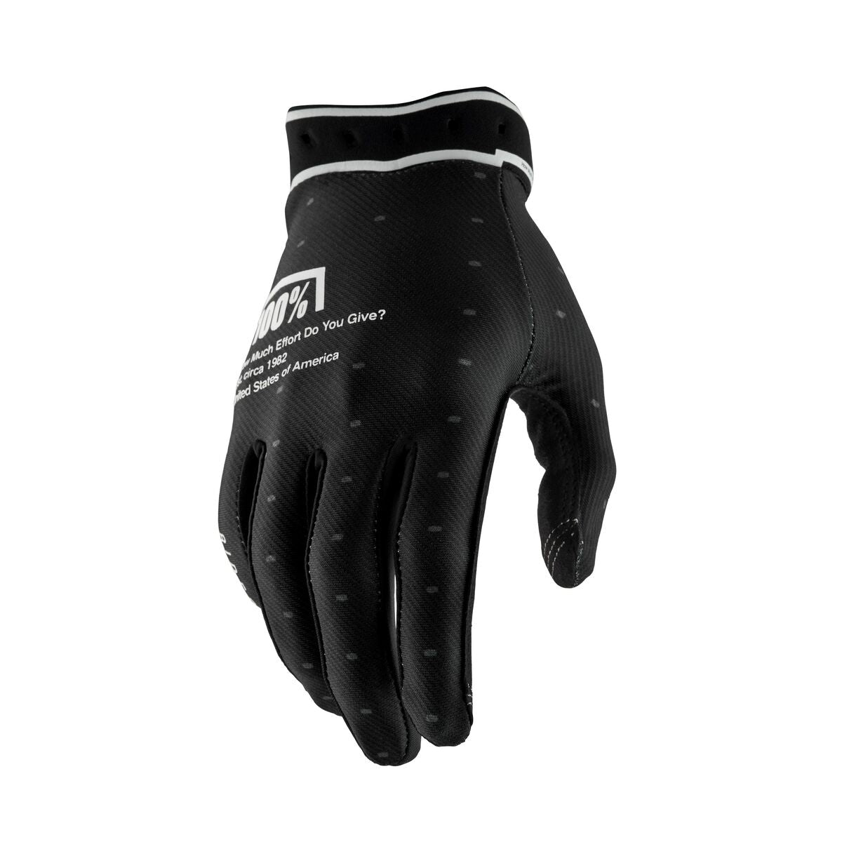 Hansker offroad, Ridefit Glove Black — 100%
