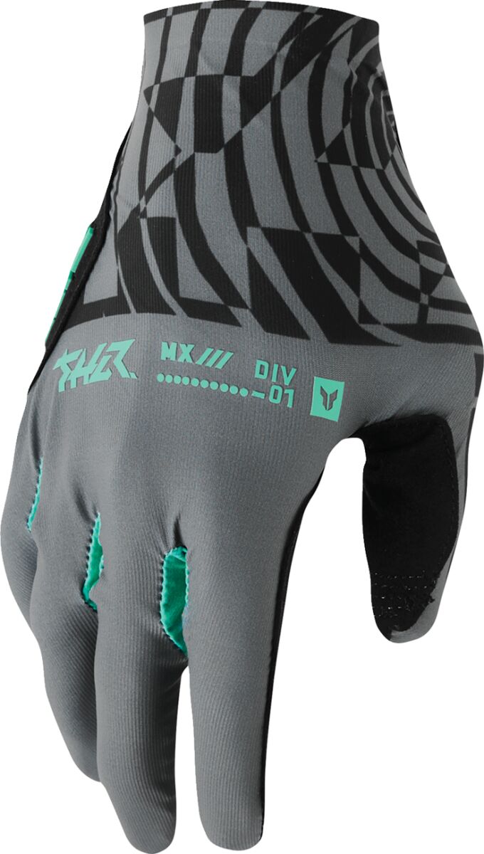 Hansker offroad, Sportmode Gloves Aqua Black Charcoal — Thor