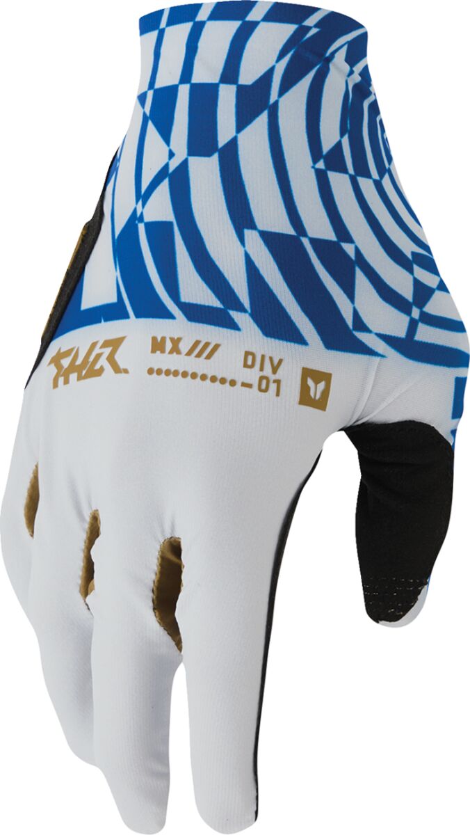 Hansker offroad, Sportmode Gloves Black Blue Brown Light Gray — Thor