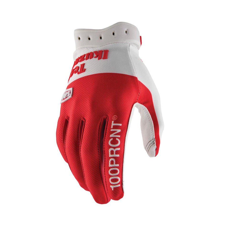 Hansker offroad, Ridefit Team Ikuzawa Gloves Red White — 100%