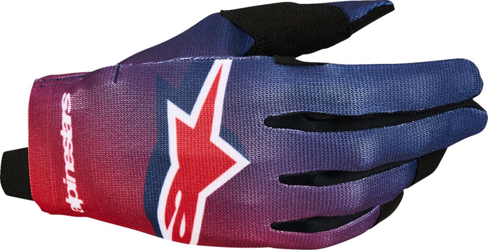 Hansker offroad, Radar Gloves Black Deep Blue Red — Alpinestars