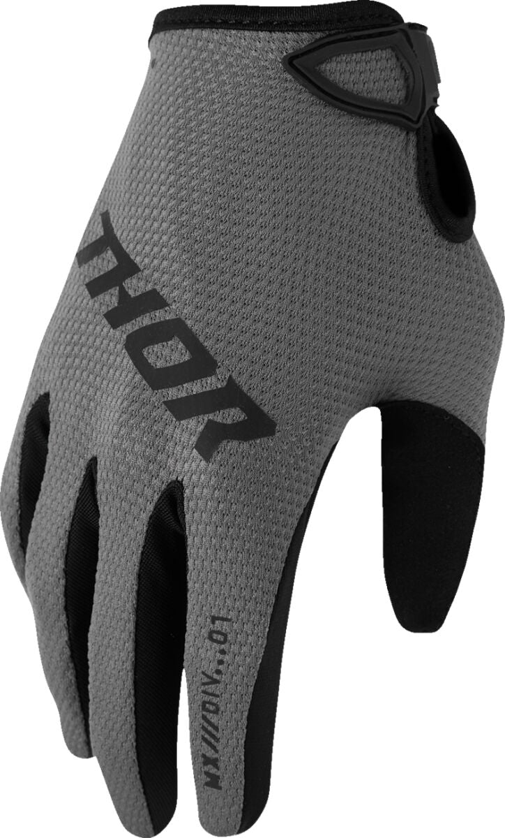 Hansker offroad dame, Women's Ridemode Static Gloves Black Gray — Thor
