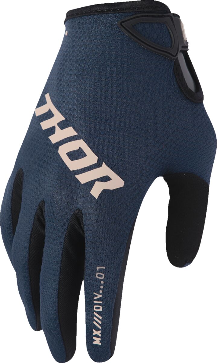 Hansker offroad dame, Women's Ridemode Static Gloves Black Midnight — Thor