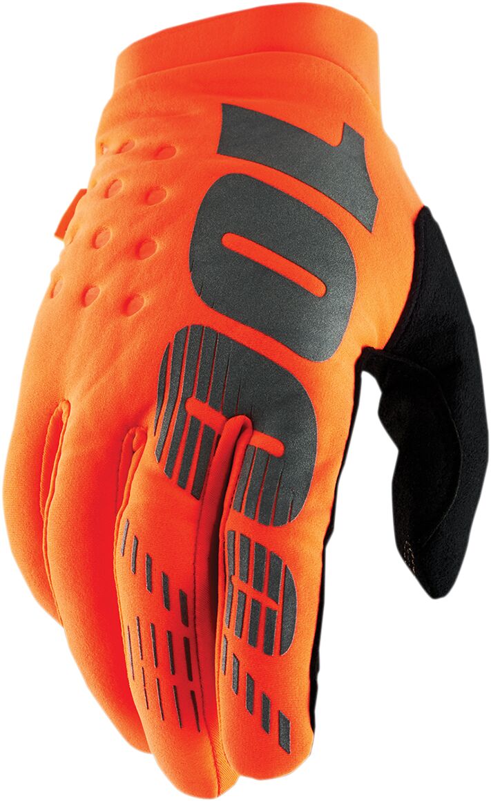 Hansker offroad barn, Youth Brisker Gloves Black Orange — 100%