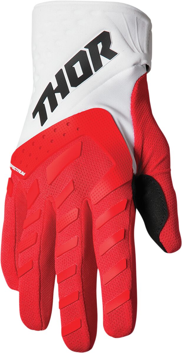 Hansker offroad barn, Youth Spectrum Gloves Red White — Thor
