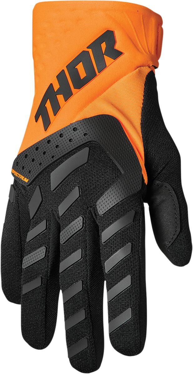 Hansker offroad barn, Youth Spectrum Gloves Black Orange — Thor